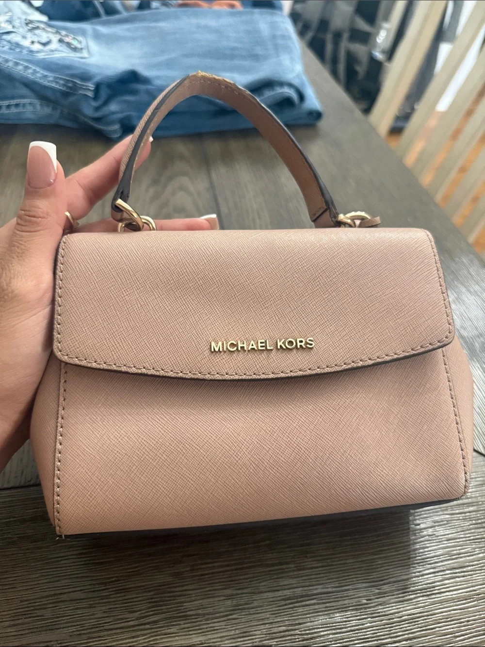 Michael Kors Dusty Pink Mini Top-Handle Satchel